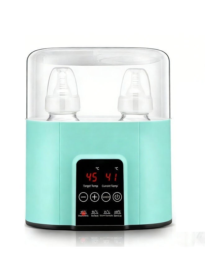 Bukela Baby Bottle Warmer, Multifuntion Breast Milk Warmer, Fast Baby Food Heater & Defrost Warmer with Timer for Twins, LCD Display Accurate Temperature Adjustment, 24H Constant Mode - Image 2